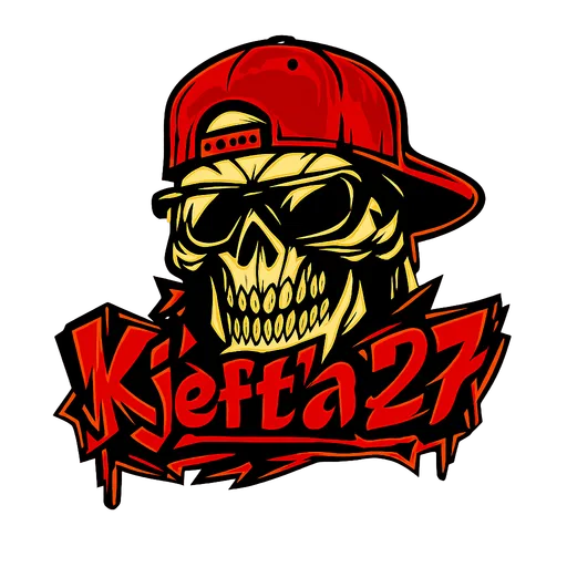 Kjeft'a 27 med rød caps